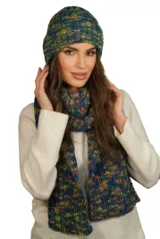 zimowy-komplet-czapka-z-szalikiem-kolor-zielony-kamea-hasu