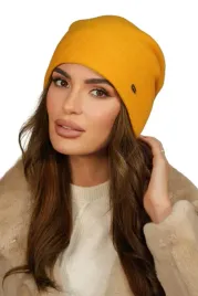 welniana-zimowy-czapka-damska-w-kolorze-zoltym-kamea-iris