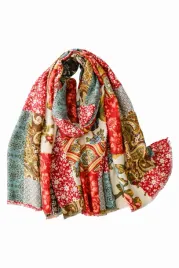 szal-boho-patchwork-czerwono-zielony-wzorzysty-180x90-cm