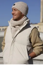 martin-komplet-meski-bezowy-czapka-54-62-szalik-or-kamea