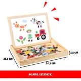 tablica-edukacyjna-dwustronna-kruzzel-25637-stan-nowy