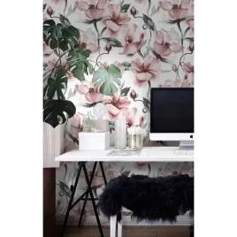 fototapeta-do-sypialni-pastelowe-kwiaty-104x70-cm