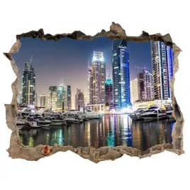 fototapeta-dziura-na-sciane-3d-dubaj-noca-168x113