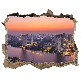 fototapeta-dziura-na-sciane-3d-bangkok-zachod
