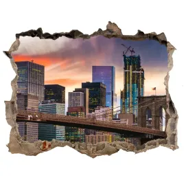 fototapeta-dziura-na-sciane-3d-manhattan-nowy-jork
