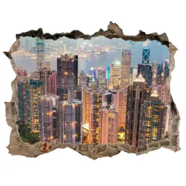 fototapeta-dziura-na-sciane-3d-naklejka-hongkong