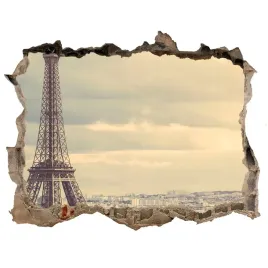 fototapeta-dziura-na-sciane-3d-wieza-eiffla-paryz
