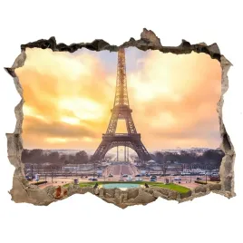 fototapeta-dziura-na-sciane-3d-wieza-eiffla-paryz