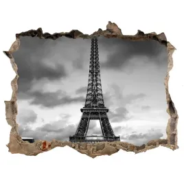 fototapeta-dziura-na-sciane-3d-wieza-eiffla-paryz