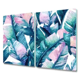 szklana-deska-do-kuchni-teczowe-liscie-2x30x52-cm