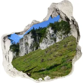 dziura-3d-w-scianie-naklejka-skaliste-szczyty