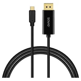 kabel-adapter-savio-cl-207-usb-c-do-displayport-1-2-2m