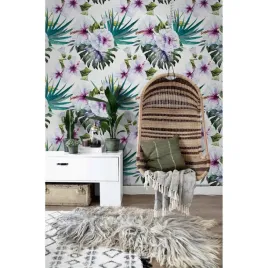 tapeta-lateks-botaniczny-hawajski-styl-360x250-cm
