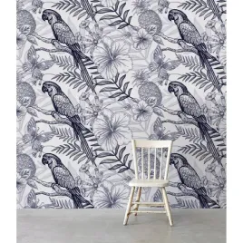 tapeta-lateks-papugi-niebieskie-416x254-cm-klej