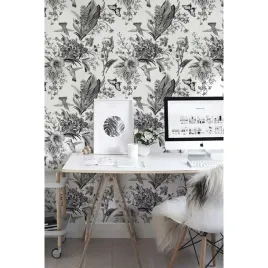 tapeta-lateks-czarno-bialy-ogrod-416x254-cm-klej