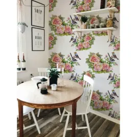 tapeta-lateksowa-ptaki-posrod-roz-416x254-klej