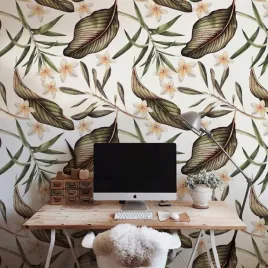 tapeta-lateks-liscie-i-kwiaty-416x254-klej-gratis