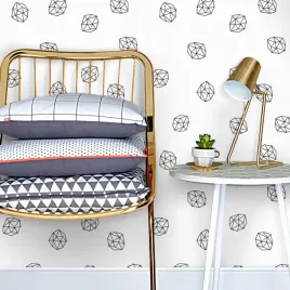 lateksowa-tapeta-czarno-biale-wielokaty-416x254-cm