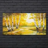 obraz-akrylowy-scienny-140x70-malarstwo-las-drzewa-stan-nowy