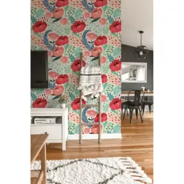 tapeta-lateks-czerwone-kwity-maku-416x254-cm-klej