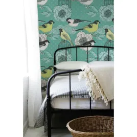 tapeta-lateks-vintage-ptaki-i-kwiaty-416x254-klej