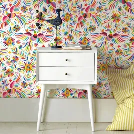 tapeta-lateks-meksykanskie-ptaki-416x254-cm-klej