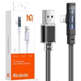 mcdodo-kabel-katowy-usb-lightning-plaski-36w-do-iphone-12-13-14-czarny-2m
