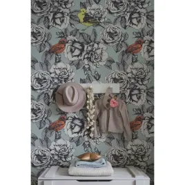 lateksowa-fototapeta-roze-i-ptaki-416x254-cm-klej