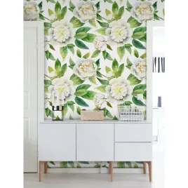 tapeta-scienna-eleganckie-biale-piwonie-360x250-cm