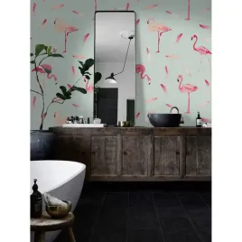 fototapeta-scienna-flamingi-ptak-i-pioro-416x254cm