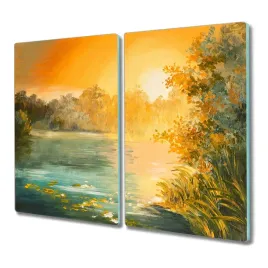 deska-szklo-2x30x52-jezioro-las-do-kuchni-kuchenna