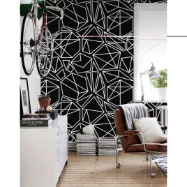 tapeta-scienna-abstrakcyjne-biale-linie-416x254-cm