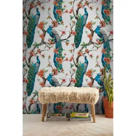 fototapeta-do-salonu-pawie-na-galeziach-416x254-cm