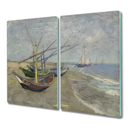 deska-2x30x52-lodzie-na-plazy-van-gogh-z-nadrukiem