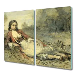 deska-ze-szkla-2x30x52-dama-dziewczyna-las-natura