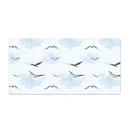 mata-na-blat-ptaki-na-niebieskim-niebie-90x45-cm