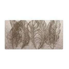 ozdobna-mata-na-biurko-ptasie-piora-wzor-100x50-cm