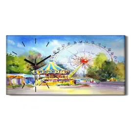 karuzela-park-rozrywki-60x30-cm-zegar-na-plotnie