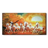 konie-zachod-slonca-60x30-zegar-na-plotnie-scienny