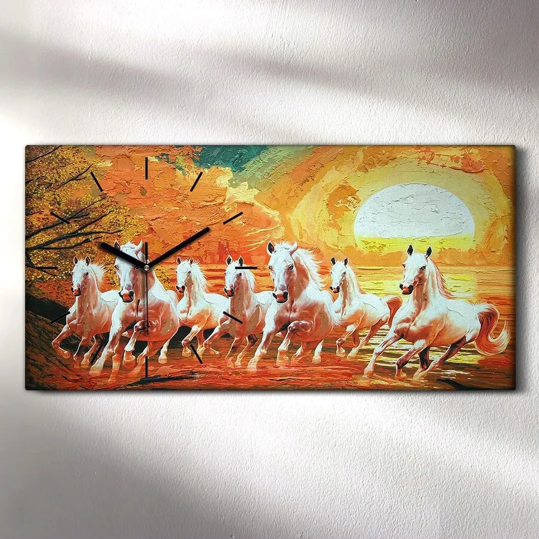 konie-zachod-slonca-60x30-zegar-na-plotnie-scienny