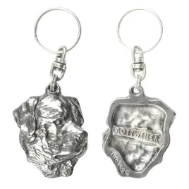 rottweiler-i-posrebrzany-brelok-z-psem-ozdoba-torebki-zawieszka-do-plec