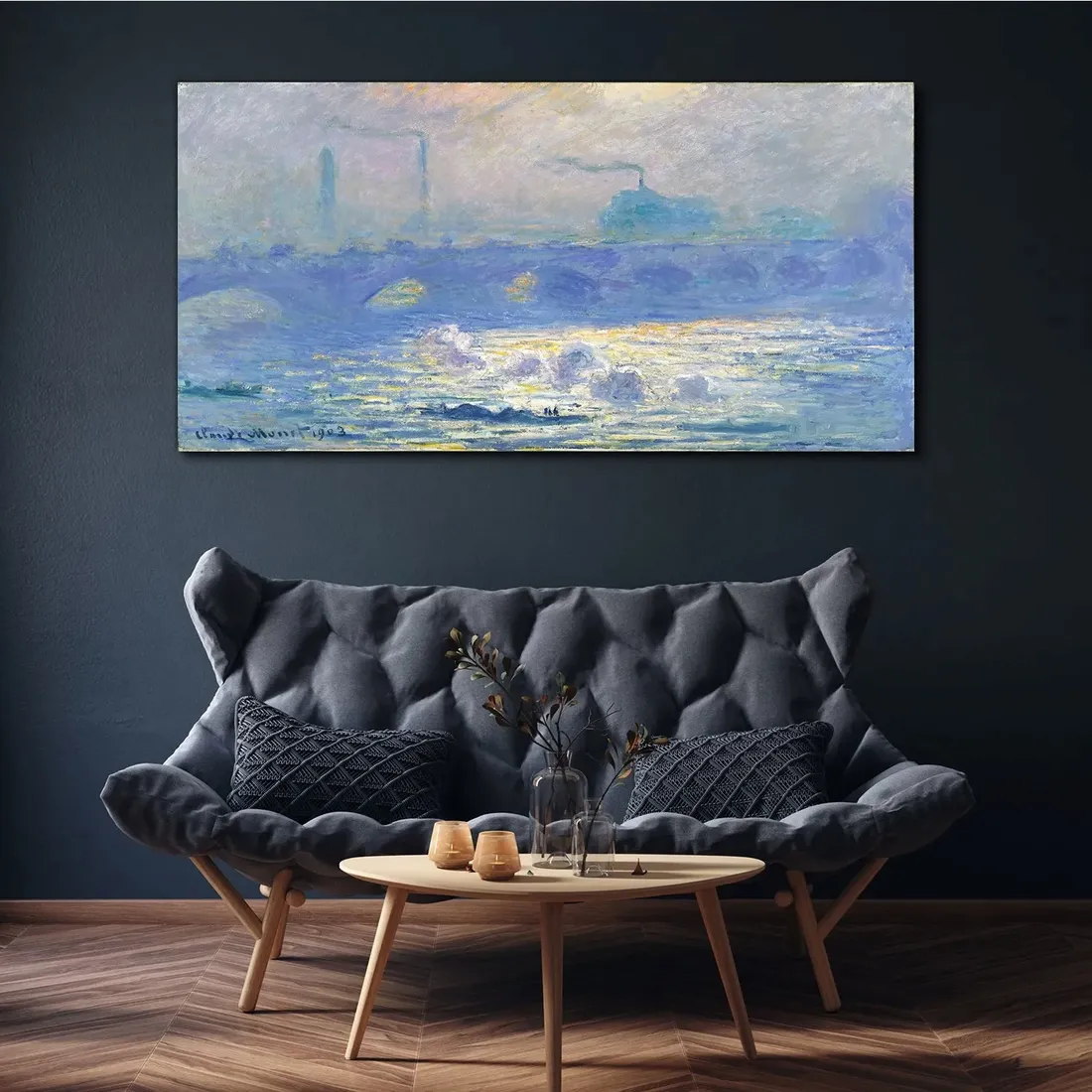 obraz-na-plotnie-waterloo-bridge-monet-140x70-cm