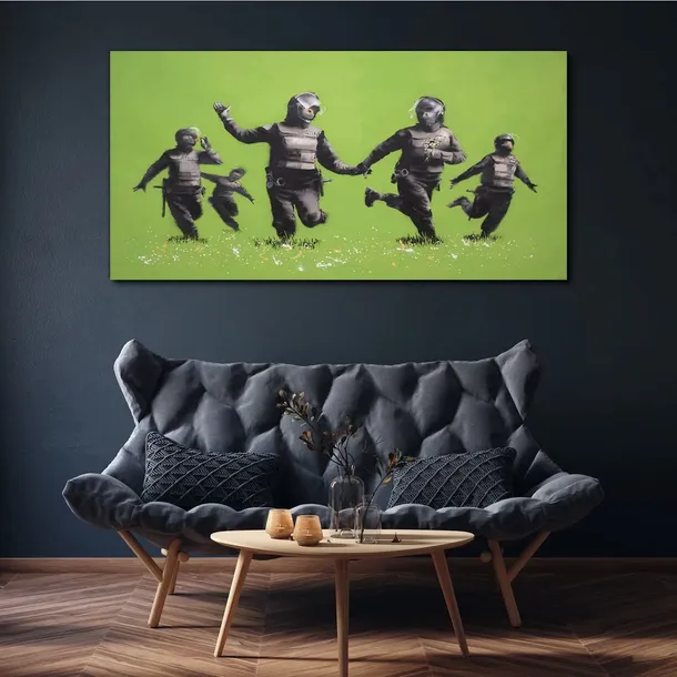 obraz-scienny-na-plotnie-banksy-zielony-140x70-cm-sposob-wykonania-druk-cyfrowy