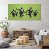 obraz-scienny-na-plotnie-banksy-zielony-140x70-cm-format-poziomy