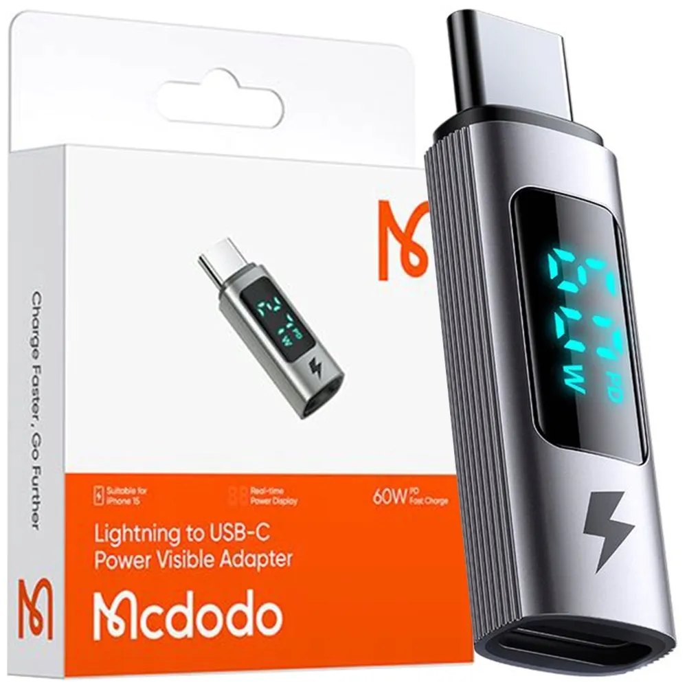 mcdodo-adapter-przejsciowka-usb-c-usb-typ-c-do-lightning-iphone-60w-miernik-stan-nowy