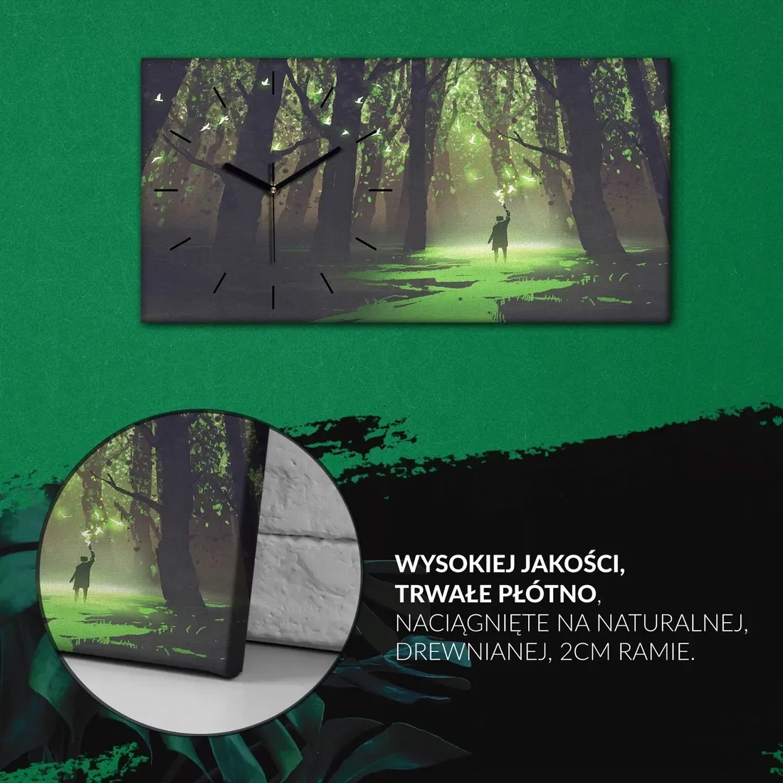 fantasy-pochodnia-60x30-zegar-na-plotnie-do-salonu