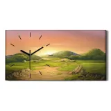 klif-zachod-slonca-60x30-zegar-na-plotnie-scienny