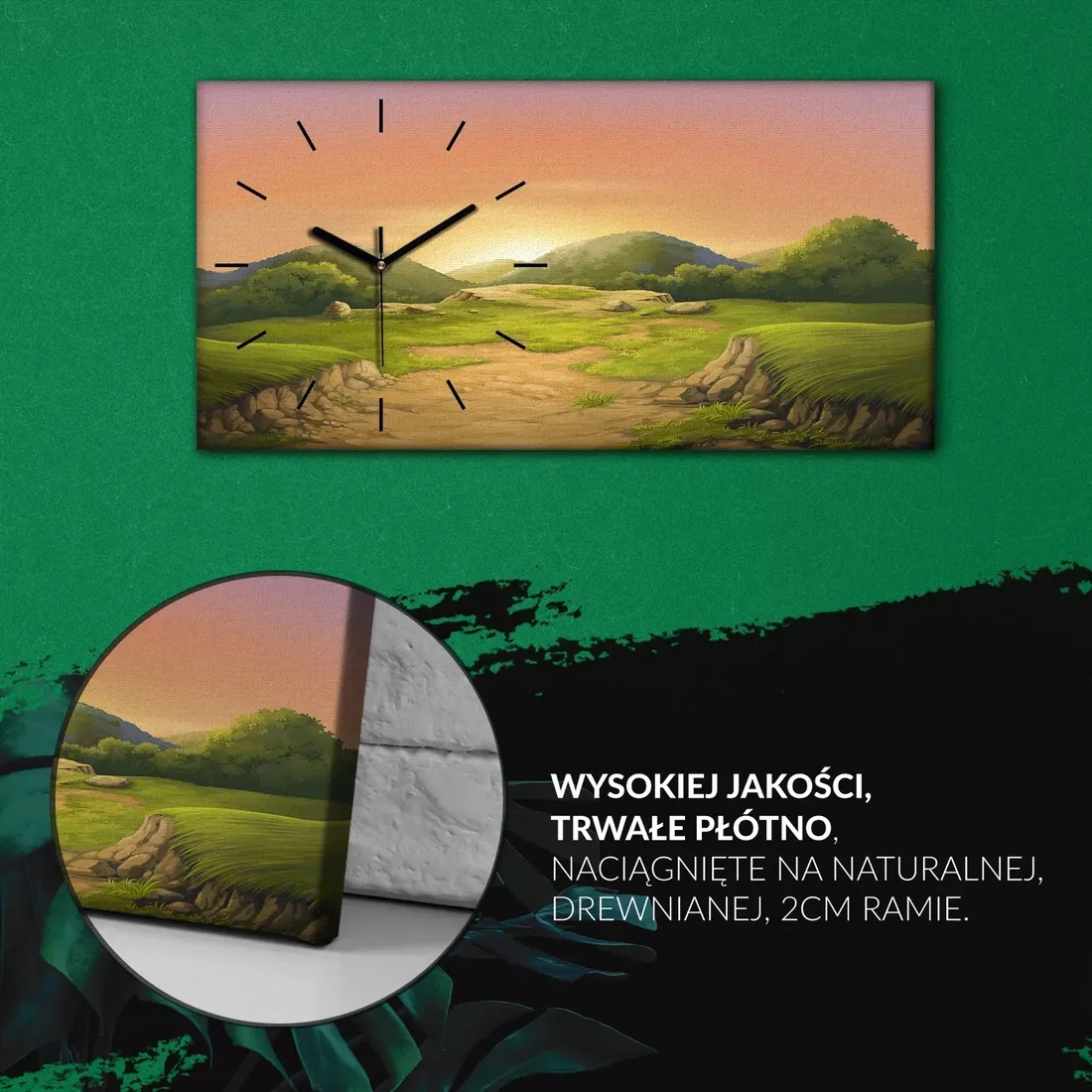 klif-zachod-slonca-60x30-zegar-na-plotnie-scienny