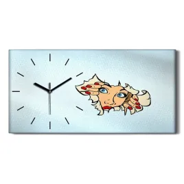 komiks-kreskowka-60x30-zegar-canvas-scienny-ozdoba