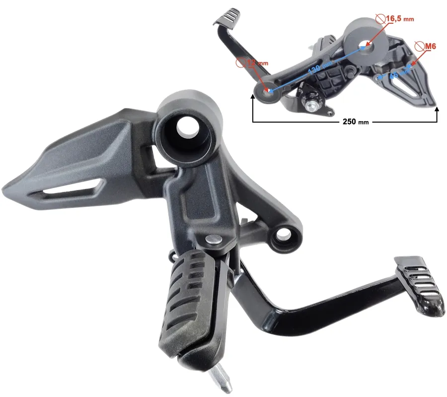 podnozek-set-kierowcy-prawy-voge-125r-stan-nowy